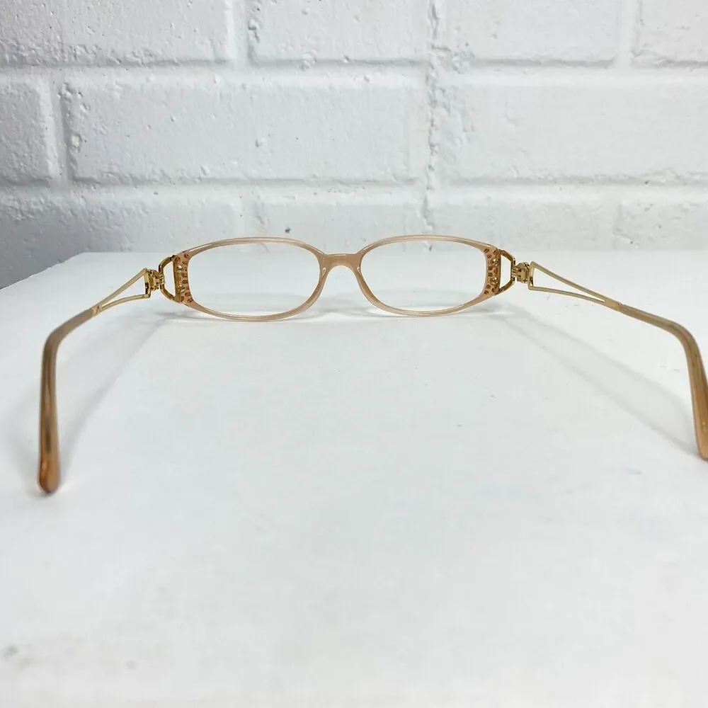 Versace Mod Eyeglasses Sunglasses‎ Frames Gold Rectangular 51[]15 H1974